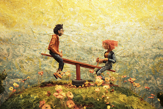 filmstill of Theo and Celeste
