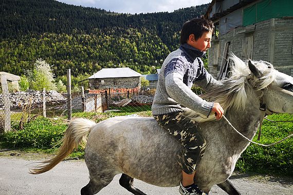 filmstill of Mobile postcard from Svaneti