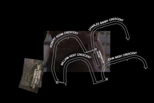still / picture for Driving around where the crescents used to be. A script