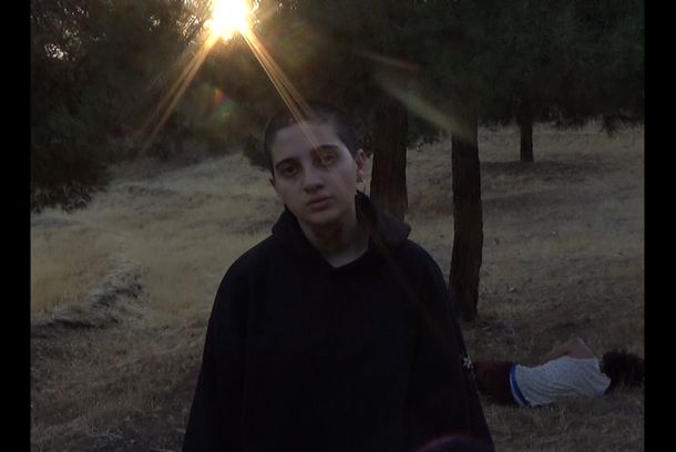 still / picture for A Man Passes by the Soaked Trees