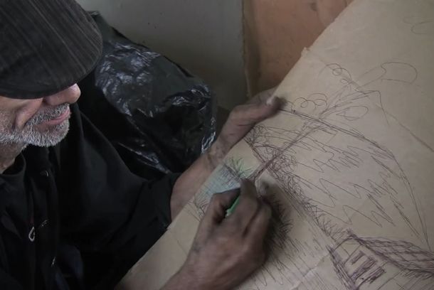 still / picture for Domingo, el pintor bajo el puente