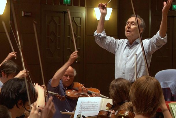 still / picture for The Orchestra. Claudio Abbado and the musicians of the Mozart Orchestra.