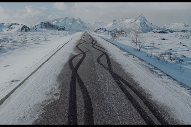 still / picture for Untitled (burned rubber on asphalt, 2018)