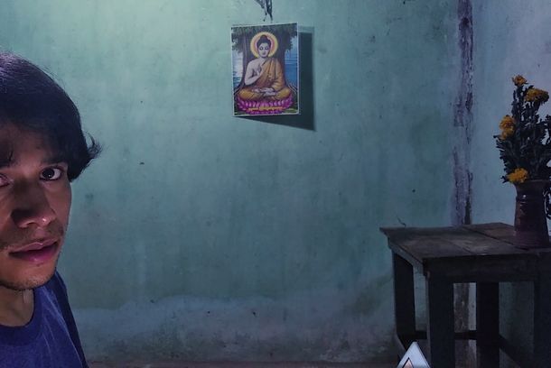 still / picture for The Green Frog and The Red Rose
