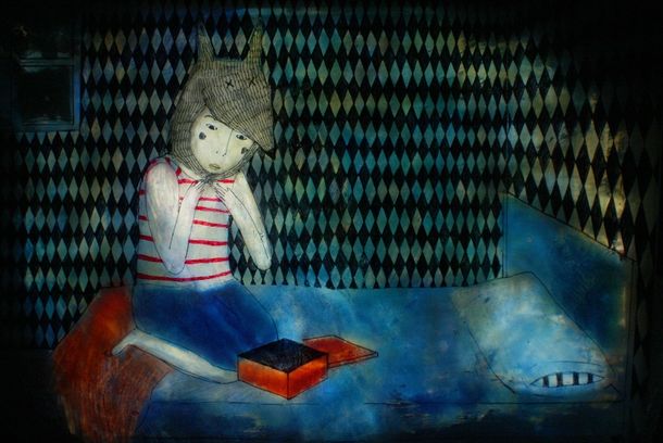 still / picture for Moutons, loup et tasse de thé