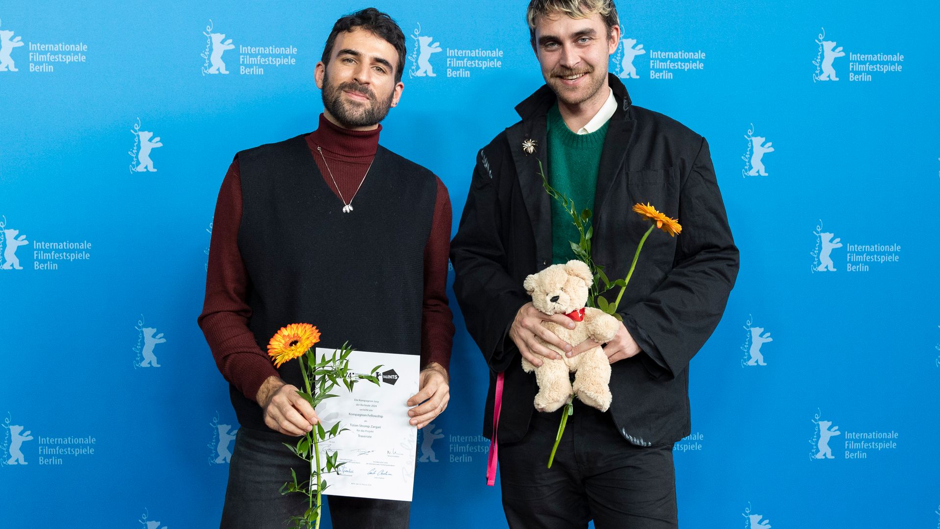 Kompagnon fellows Tizian Stromp and Vladimir Beck 