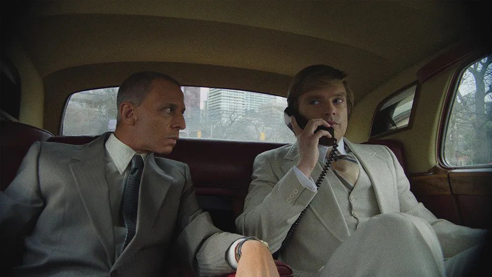 Jeremy Strong and Sebastian Stan in 